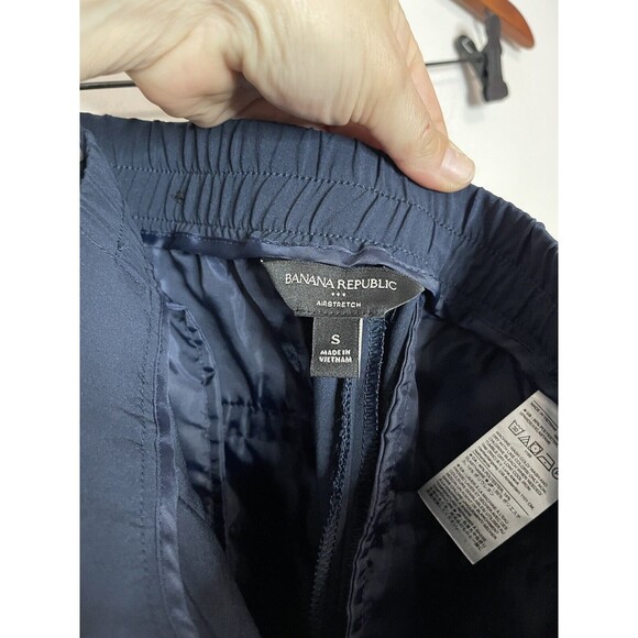 Banana Republic Pants Womens Small Navy Blue Cropped Casual Pants Pockets - Picture 6 of 8
